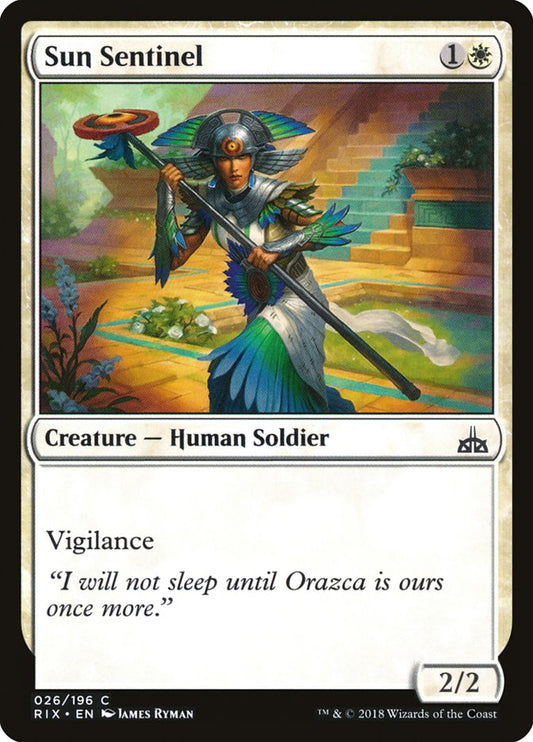 Sun Sentinel [Rivals of Ixalan] [Foil]