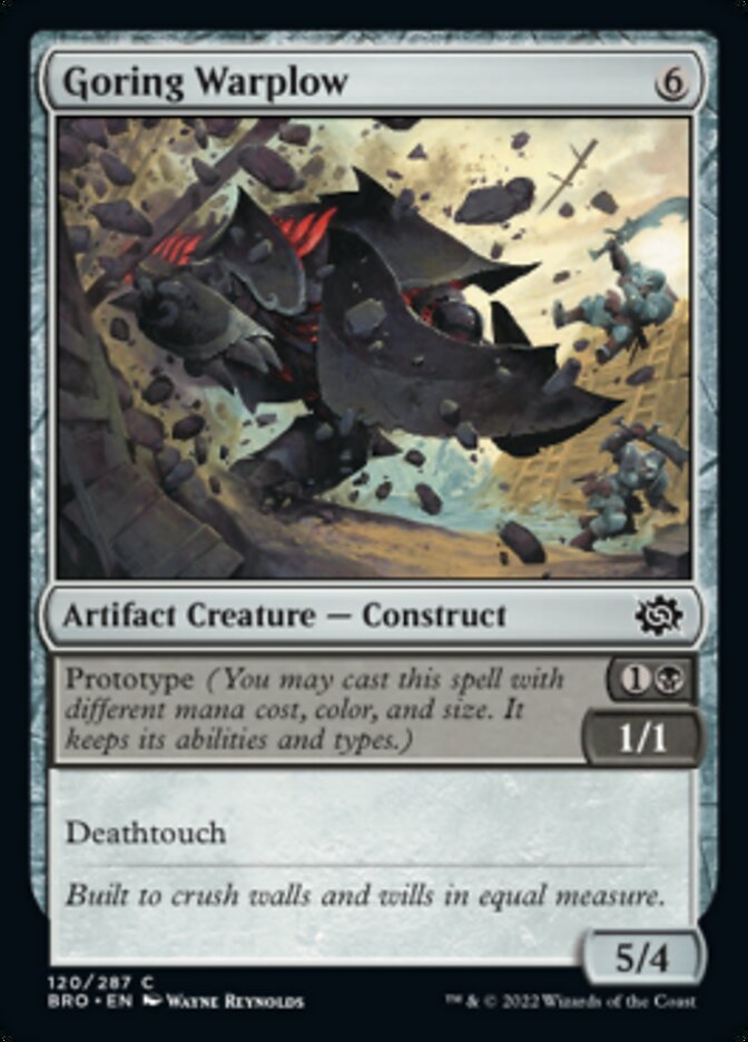 Goring Warplow [The Brothers' War] [Foil]