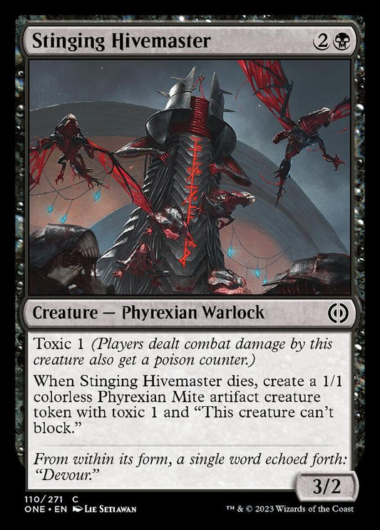 Stinging Hivemaster [Phyrexia: All Will Be One] [Foil]