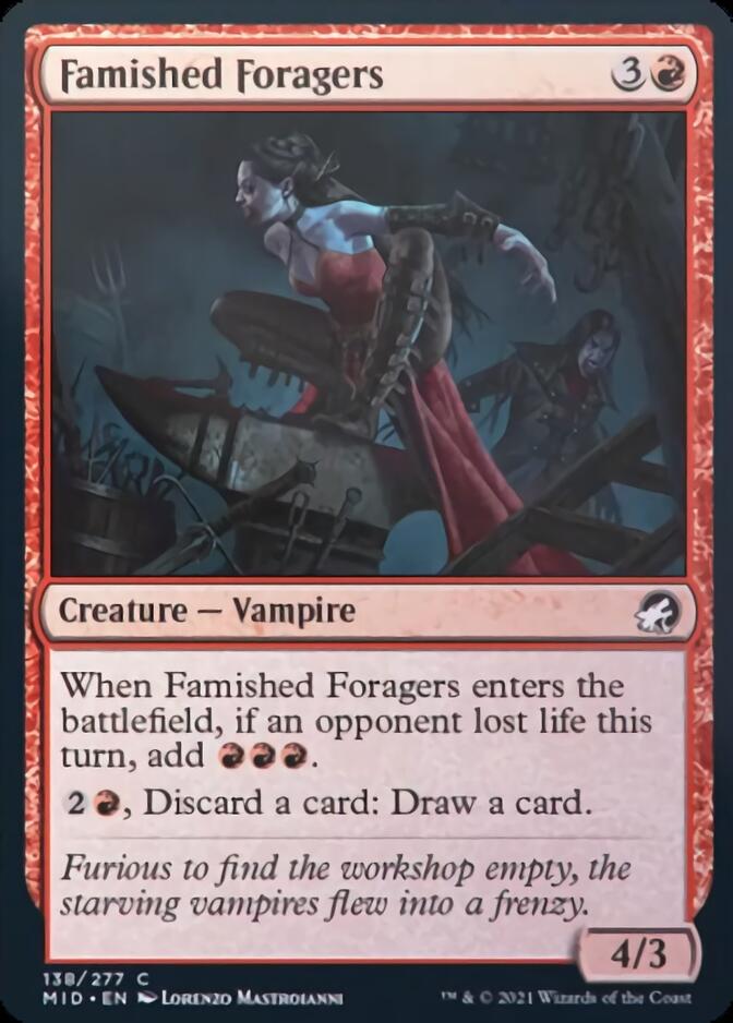 Famished Foragers [Innistrad: Midnight Hunt] [Foil]