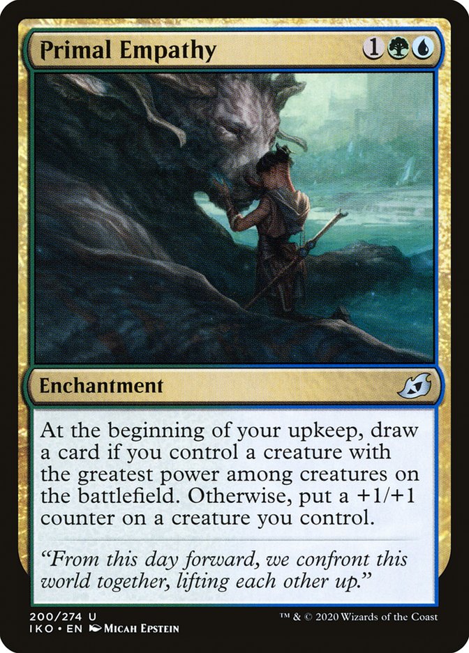 Primal Empathy [Ikoria: Lair of Behemoths] [Foil]