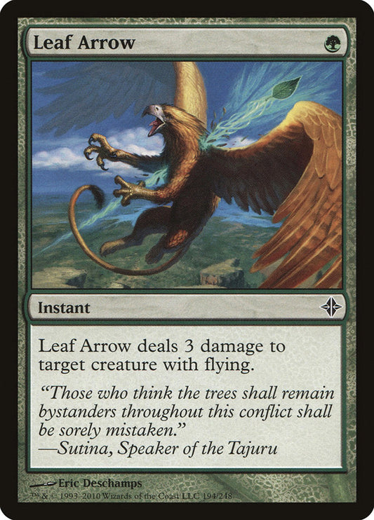 Leaf Arrow [Rise of the Eldrazi] [Foil]