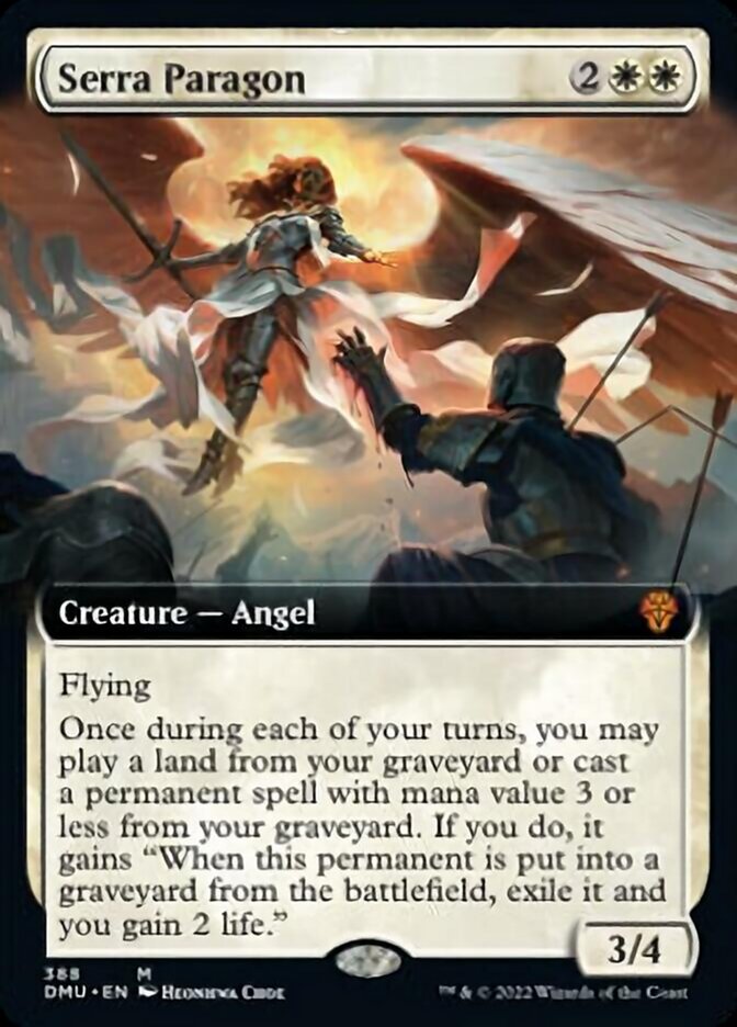 Serra Paragon (Extended Art) [Dominaria United] [Foil]