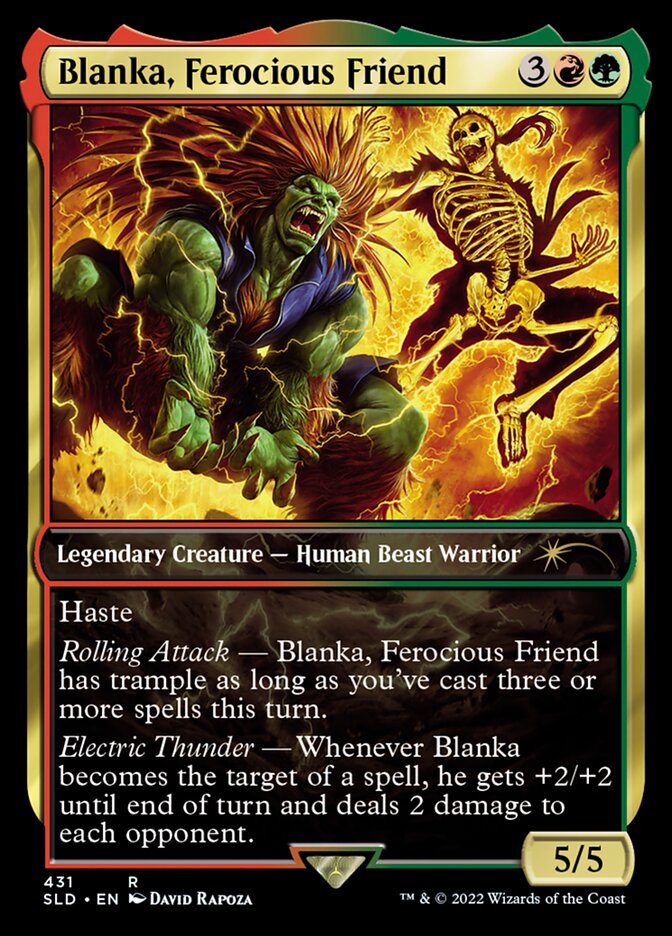 Blanka, Ferocious Friend [Secret Lair Drop Series] [Foil]