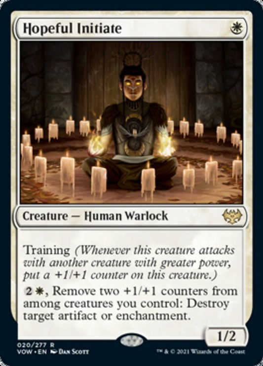 Hopeful Initiate [Innistrad: Crimson Vow] [Foil]