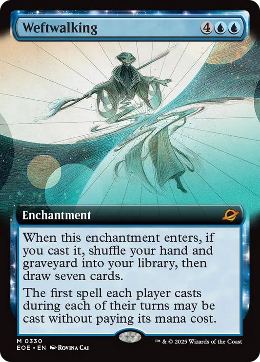 Weftwalking (Extended Art) [Edge of Eternities] [Foil]