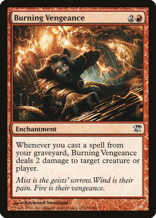 Burning Vengeance [Innistrad] [Foil]