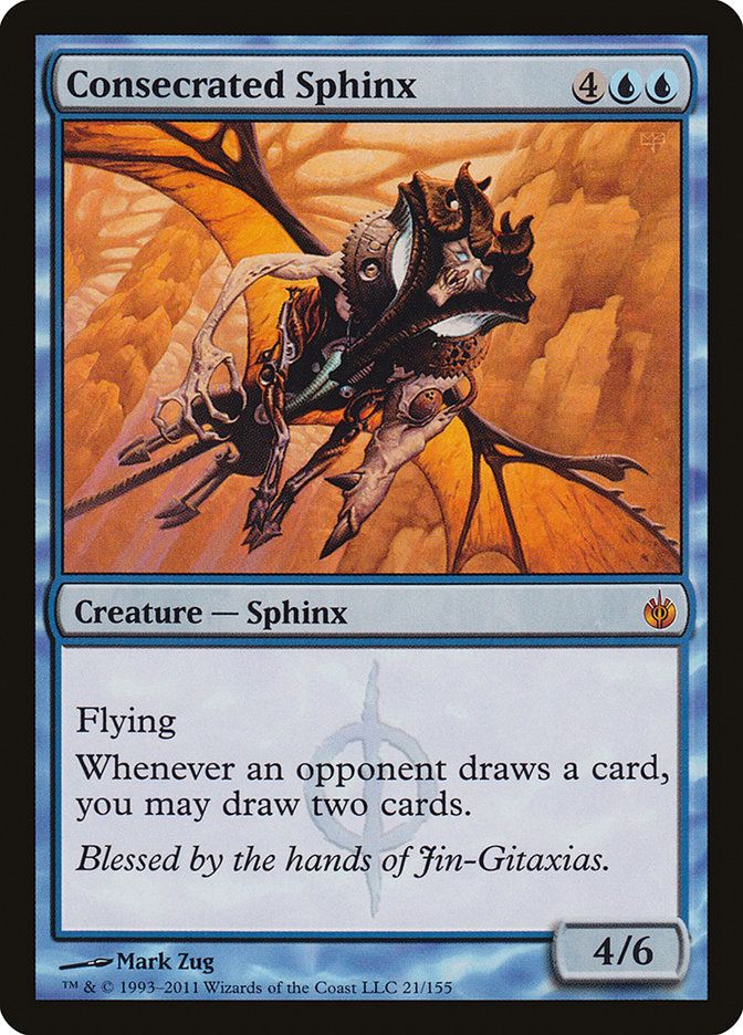 Consecrated Sphinx [Mirrodin Besieged] [Foil]
