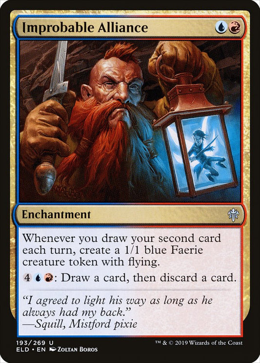 Improbable Alliance [Throne of Eldraine] [Foil]