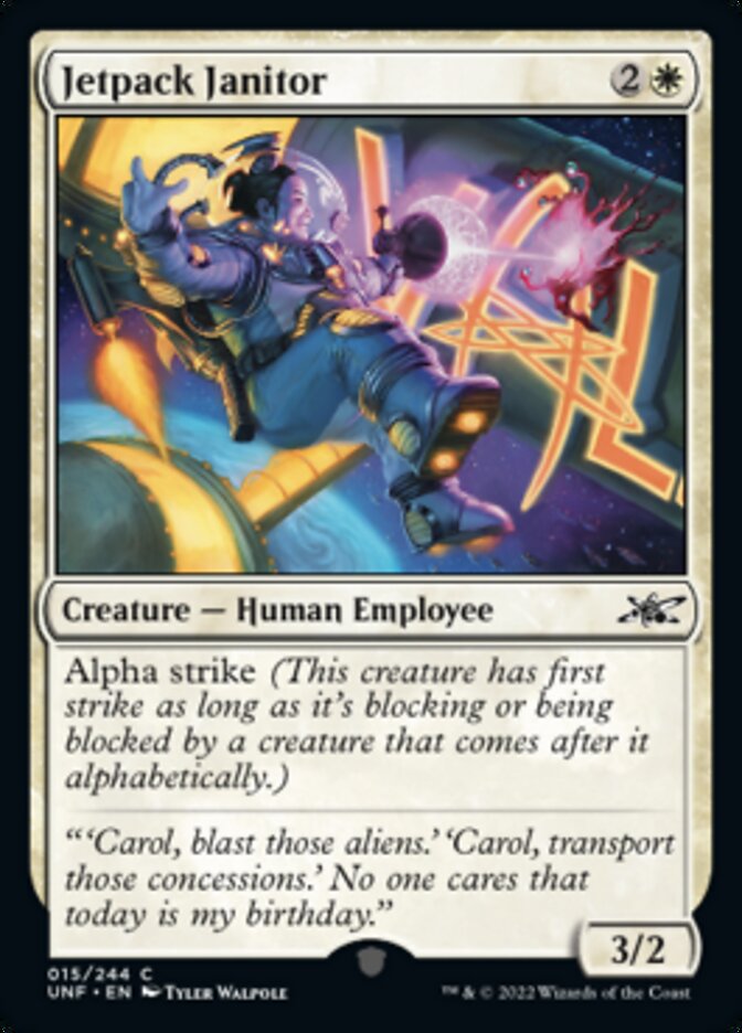 Jetpack Janitor [Unfinity] [Foil]