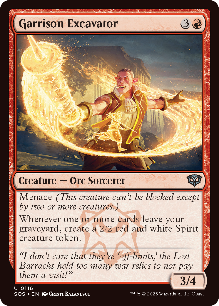 Garrison Excavator [Secrets of Strixhaven] [Foil]