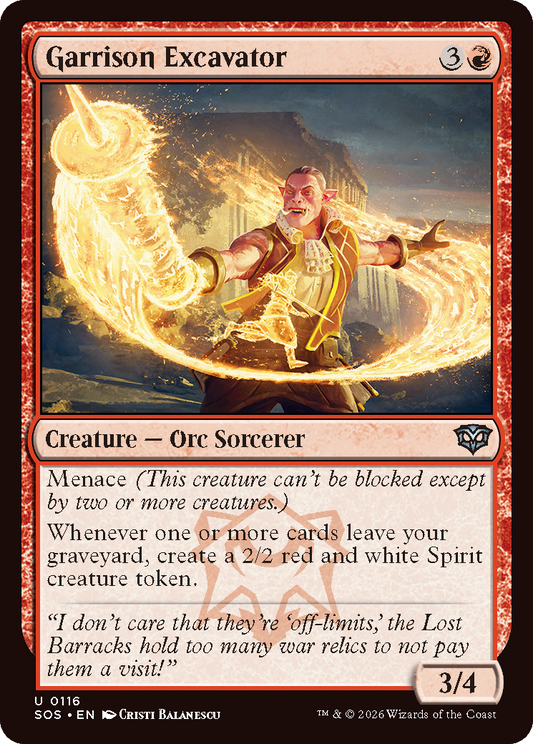 Garrison Excavator [Secrets of Strixhaven] [Foil]