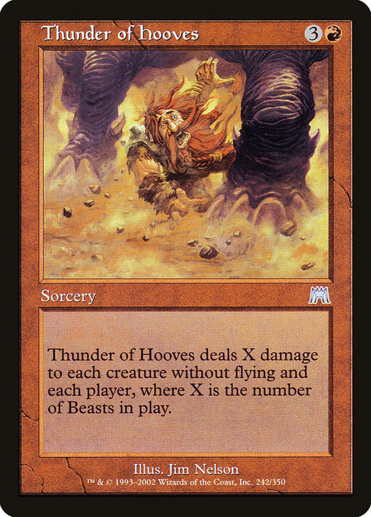 Thunder of Hooves [Onslaught] [Foil]