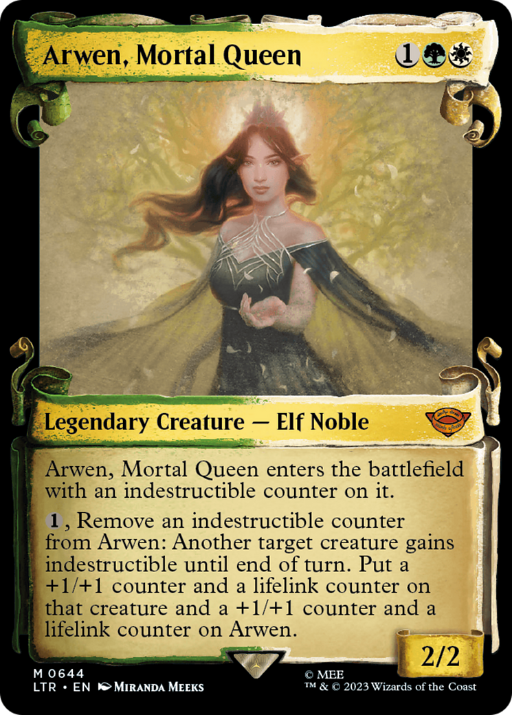 Arwen, Mortal Queen [The Lord of the Rings: Tales of Middle-Earth Showcase Scrolls] [Foil]