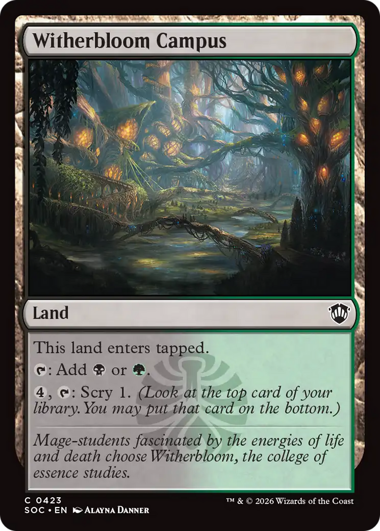 Witherbloom Campus [Secrets of Strixhaven Commander] [Foil]