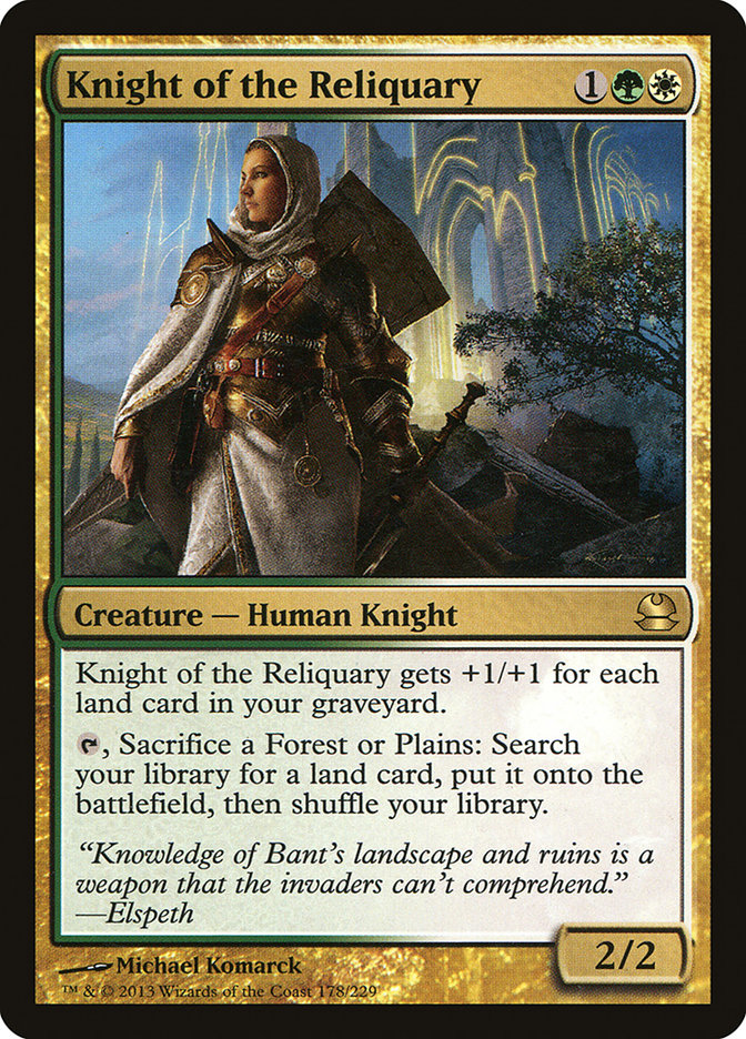 Knight of the Reliquary [Modern Masters] [Foil]