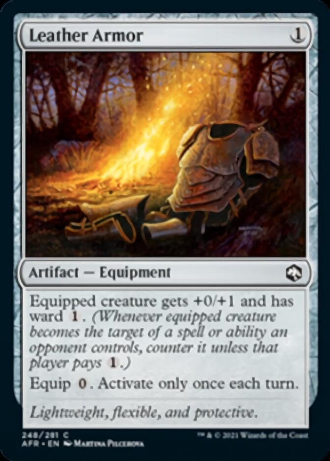 Leather Armor [Dungeons & Dragons: Adventures in the Forgotten Realms] [Foil]