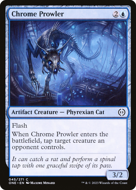 Chrome Prowler [Phyrexia: All Will Be One] [Foil]