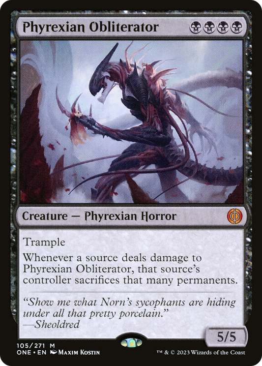 Phyrexian Obliterator [Phyrexia: All Will Be One] [Foil]