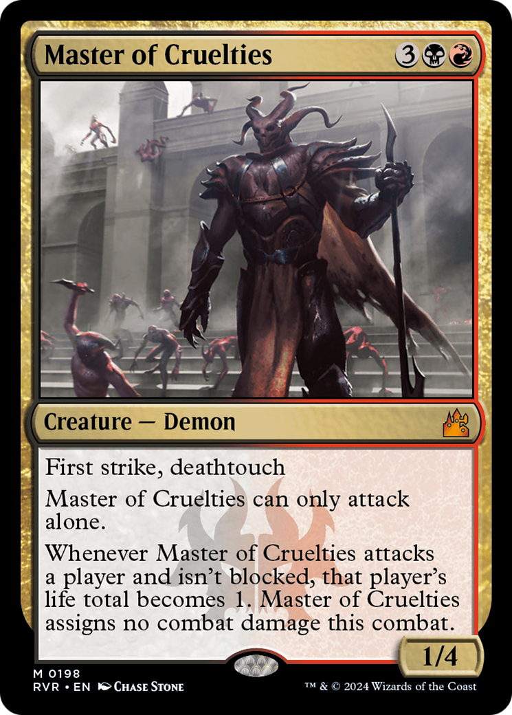 Master of Cruelties [Ravnica Remastered] [Foil]