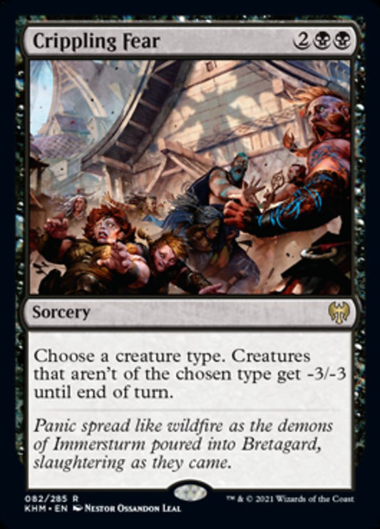 Crippling Fear [Kaldheim] [Foil]