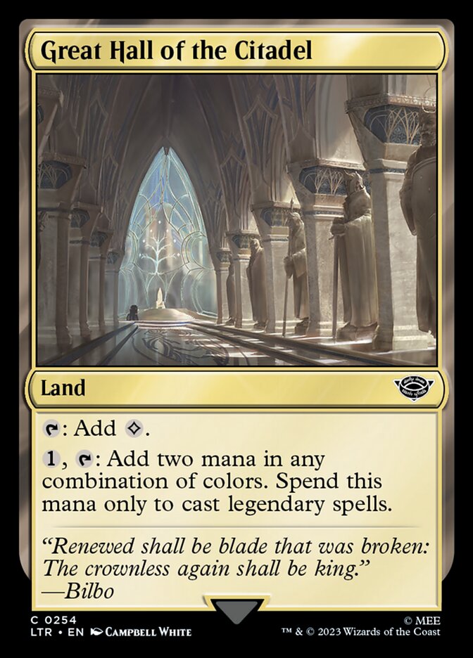 Great Hall of the Citadel [The Lord of the Rings: Tales of Middle-Earth] [Foil]