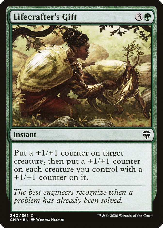 Lifecrafter's Gift [Commander Legends] [Foil]
