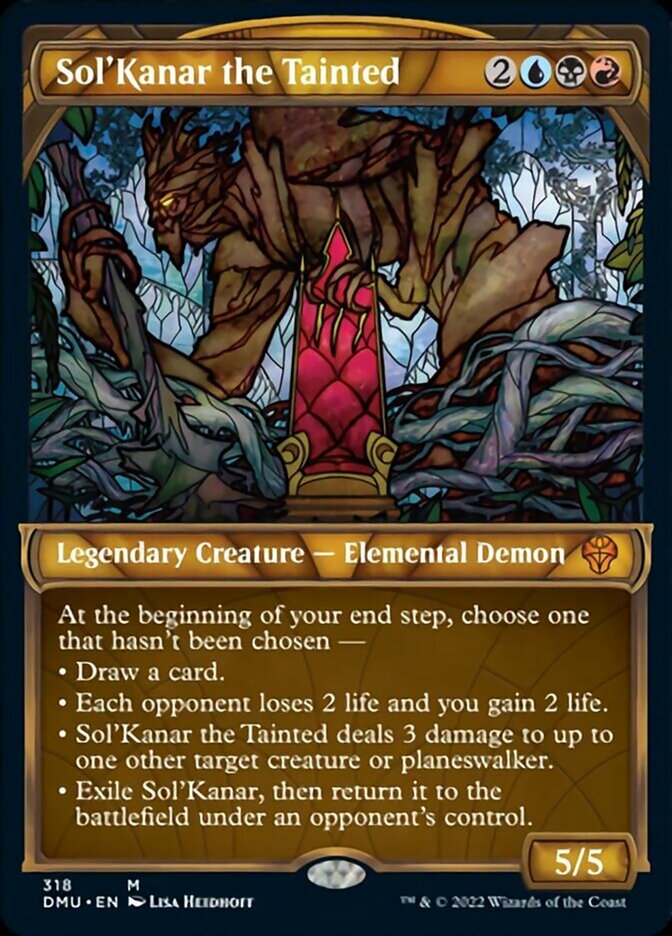 Sol'Kanar the Tainted (Showcase) [Dominaria United] [Foil]