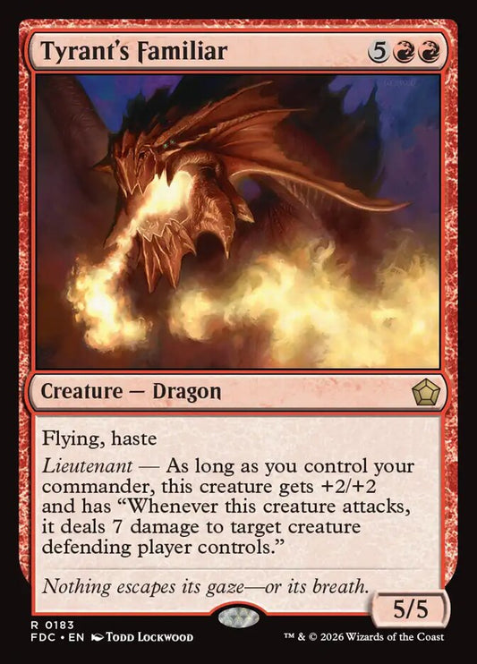 Tyrant's Familiar [Foundations Commander]