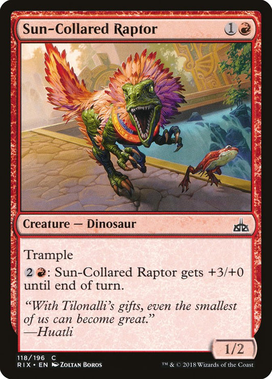 Sun-Collared Raptor [Rivals of Ixalan] [Foil]