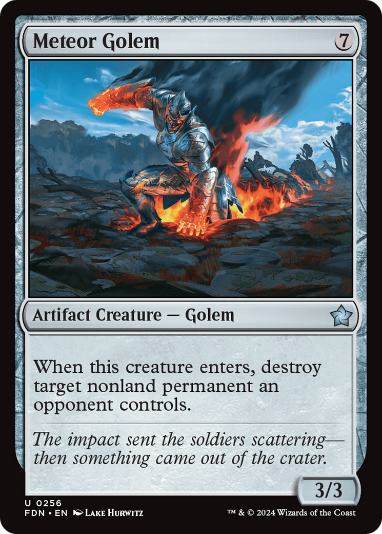 Meteor Golem [Foundations] [Foil]