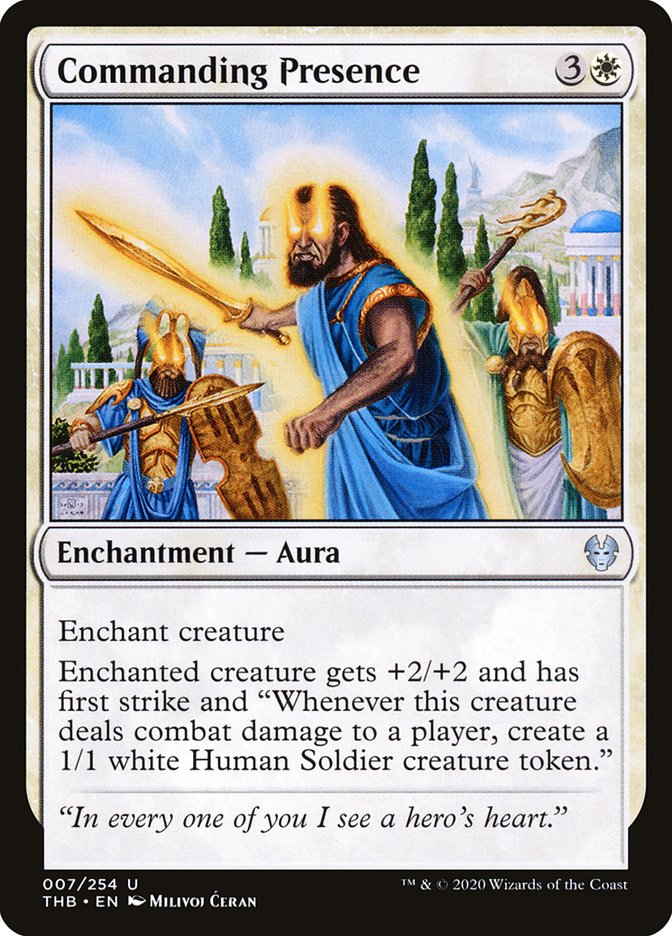 Commanding Presence [Theros Beyond Death] [Foil]