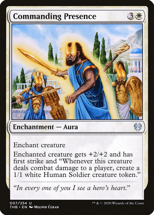 Commanding Presence [Theros Beyond Death] [Foil]