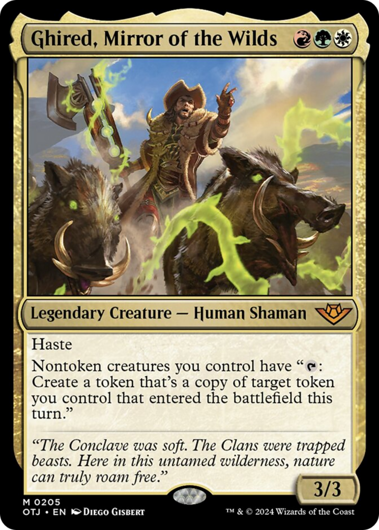 Ghired, Mirror of the Wilds [Outlaws of Thunder Junction] [Foil]