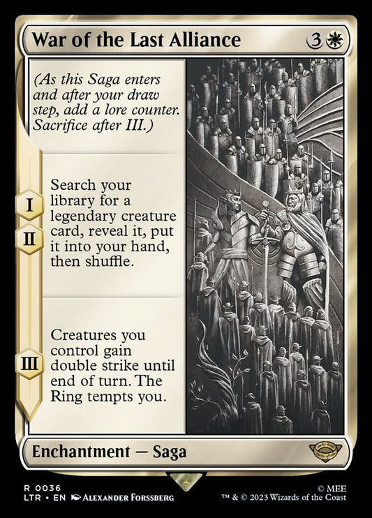 War of the Last Alliance [The Lord of the Rings: Tales of Middle-Earth] [Foil]