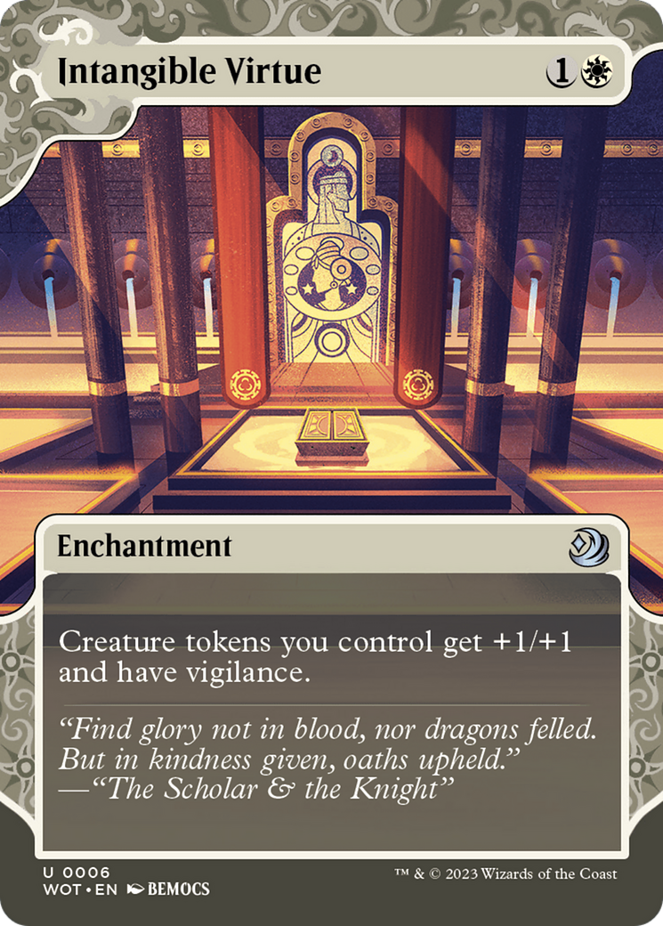 Intangible Virtue [Wilds of Eldraine: Enchanting Tales] [Foil]
