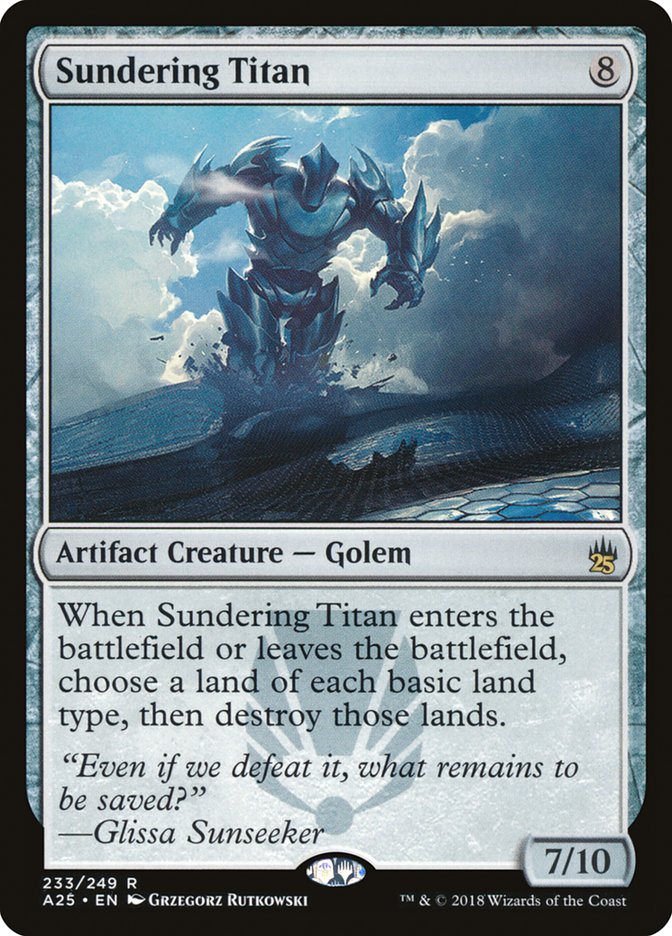 Sundering Titan [Masters 25] [Foil]