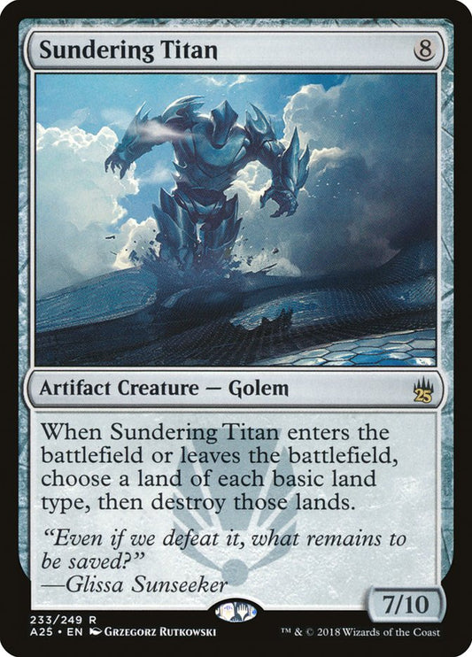 Sundering Titan [Masters 25] [Foil]