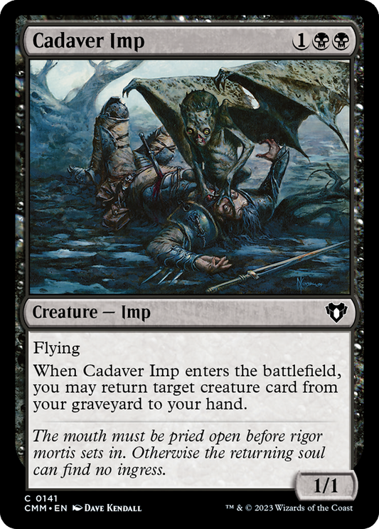 Cadaver Imp [Commander Masters] [Foil]