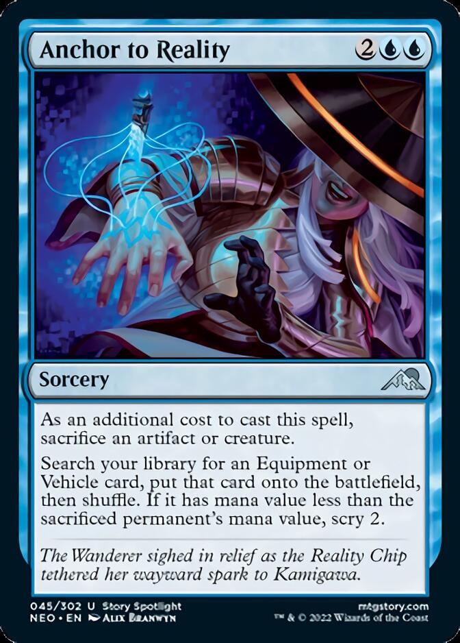 Anchor to Reality [Kamigawa: Neon Dynasty] [Foil]