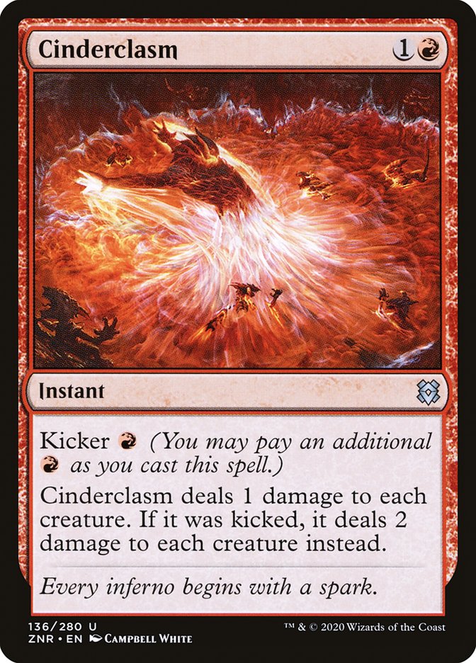 Cinderclasm [Zendikar Rising] [Foil]