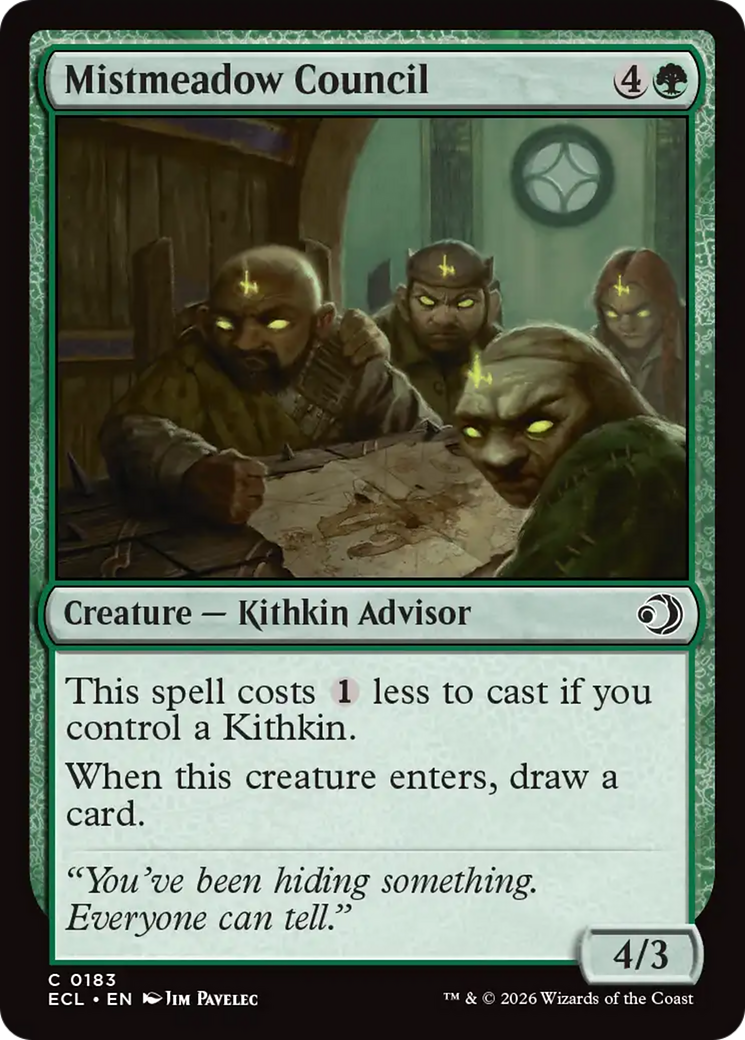 Mistmeadow Council [Lorwyn Eclipsed] [Foil]