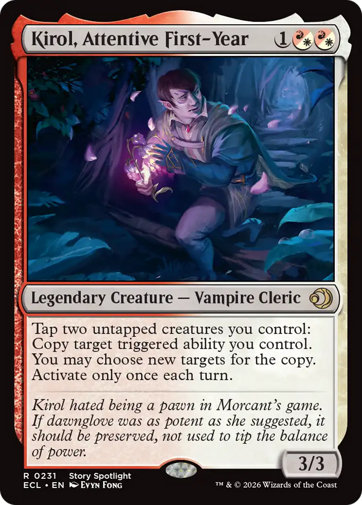 Kirol, Attentive First-Year [Lorwyn Eclipsed] [Foil]