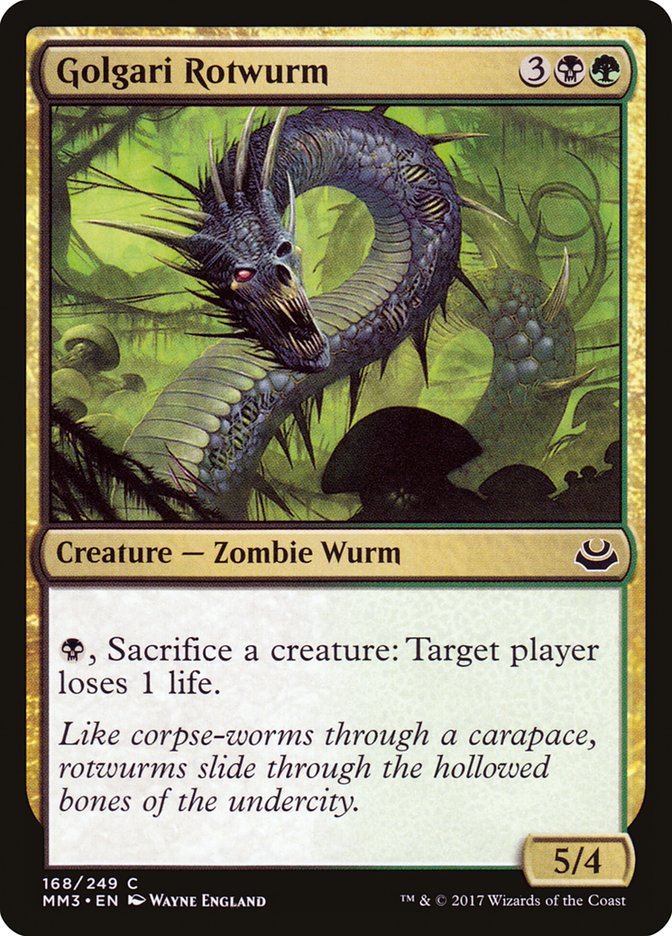 Golgari Rotwurm [Modern Masters 2017] [Foil]