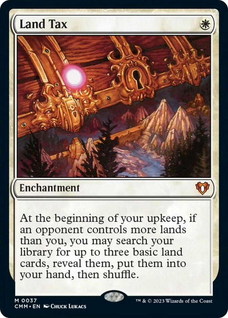 Land Tax [Commander Masters] [Foil]