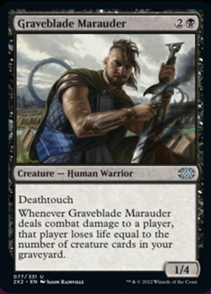 Graveblade Marauder [Double Masters 2022] [Foil]