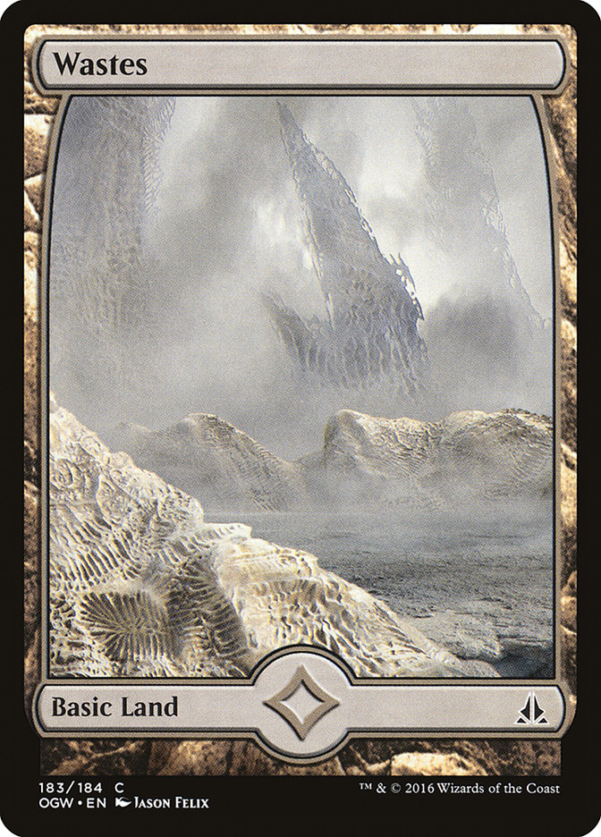 Wastes (183) (Full Art) [Oath of the Gatewatch] [Foil]