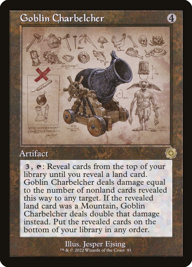 Goblin Charbelcher (Retro Schematic) [The Brothers' War Retro Artifacts] [Foil]