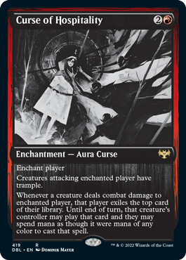 Curse of Hospitality [Innistrad: Double Feature] [Foil]