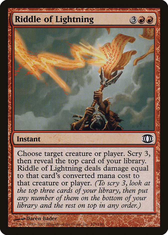 Riddle of Lightning [Future Sight] [Foil]